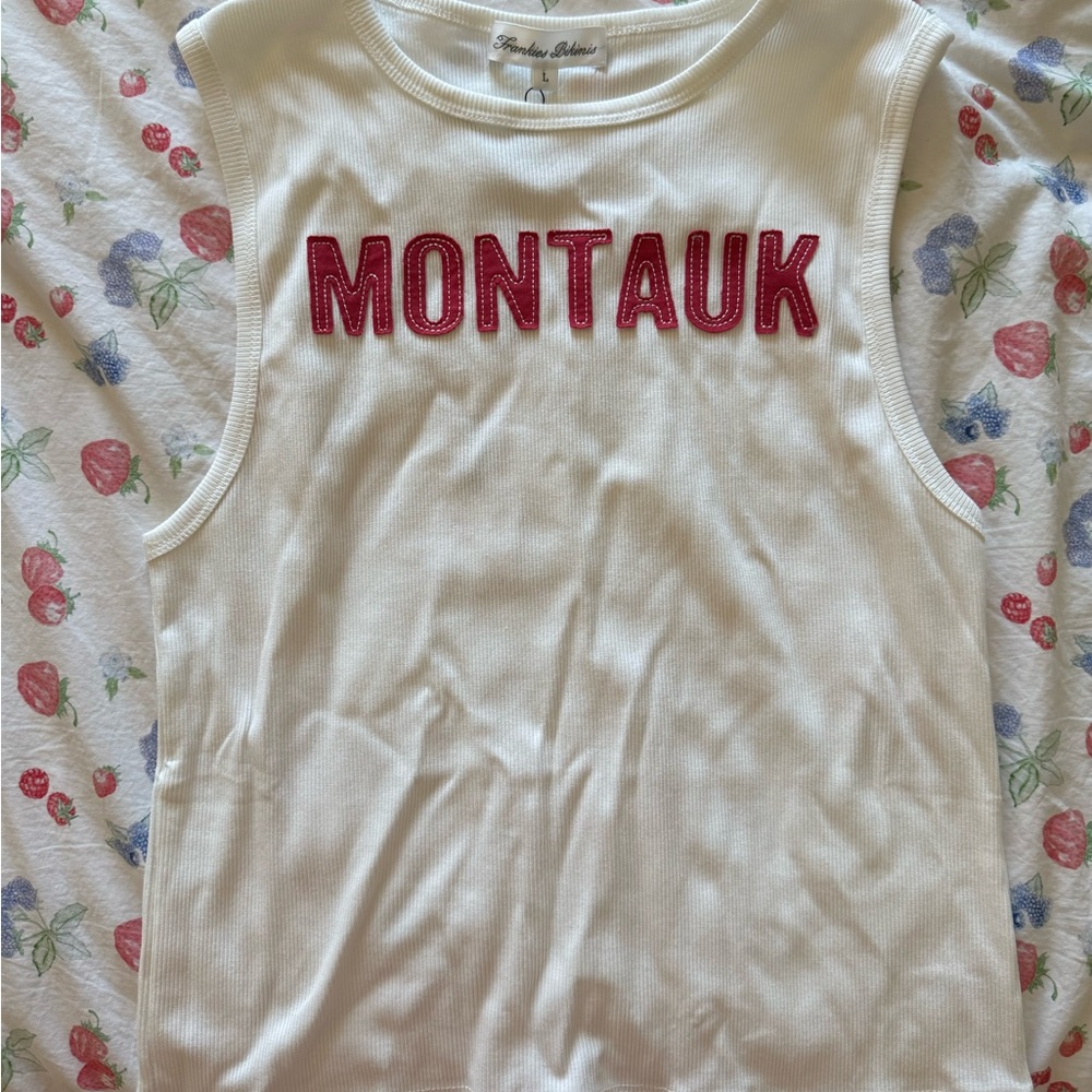 Frankie's Bikinis Montauk Exclusive Tank Large